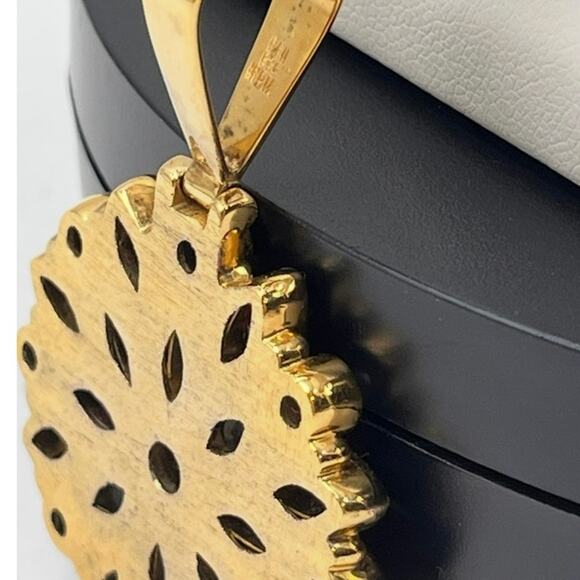 Sterling Silver Vermeil Multi Gemstone Marquise Round Pendant Necklace Iolite - Picture 9 of 10